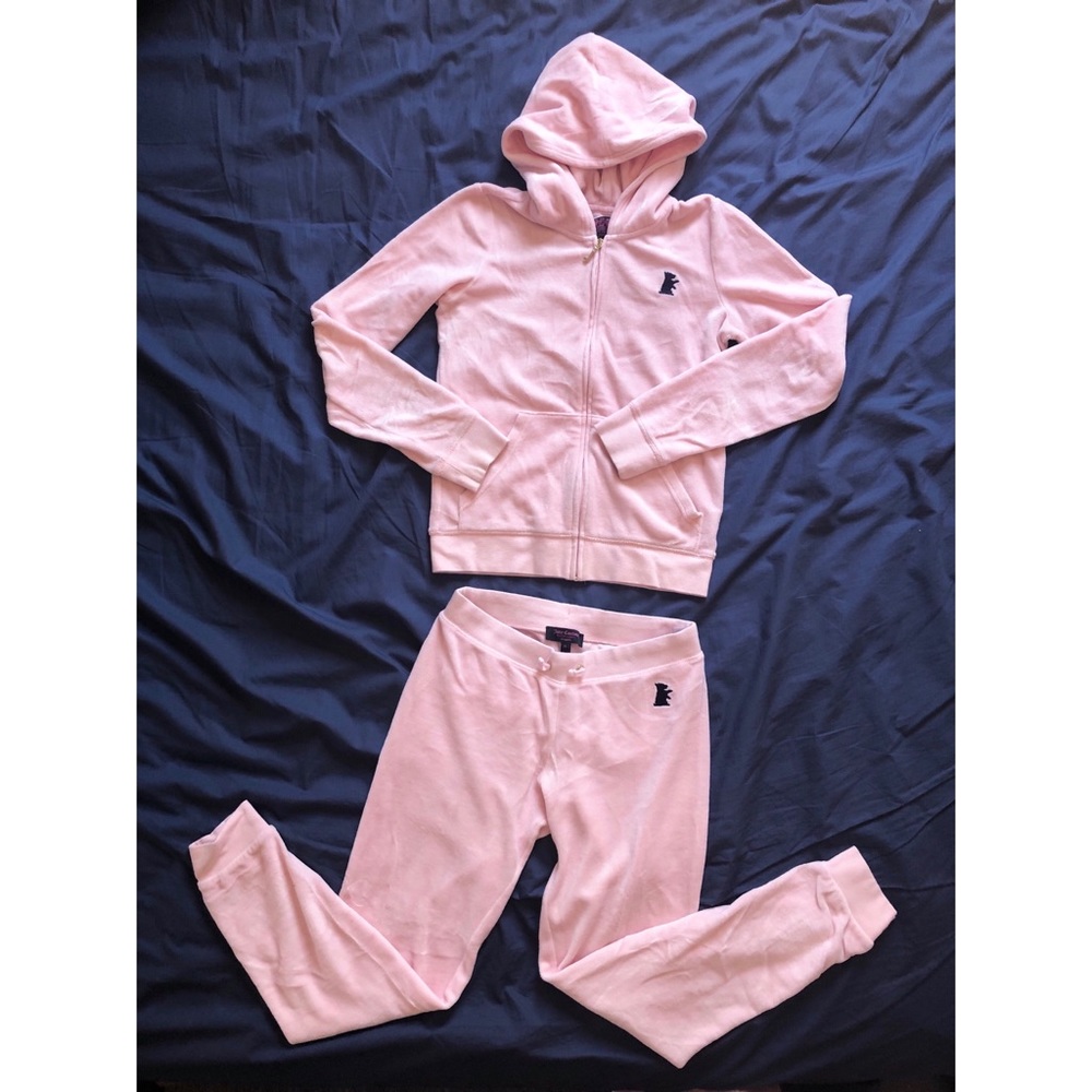 Juicy Couture Pink Velour Matching Set for Girls